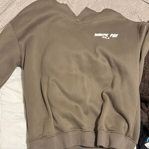 White Fox Boutique Tan Sweatshirt